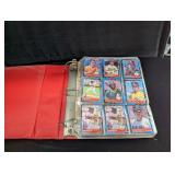 Baseball Card Collection in Binder