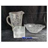Clear Glass: Cut Glass Bowl