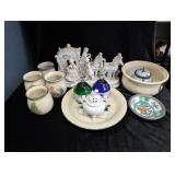 Pottery Bowls, Cast Iron Mechanical Toy