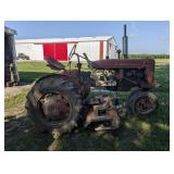 Farmall Tractor with Woods 59" Belly Mower