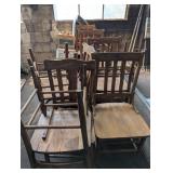 (11) Oak Kitchen Chairs