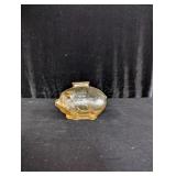 Orange Glass Marathon Piggy Bank