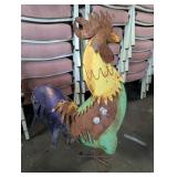 Large Metal Yard Chicken
