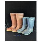(2) Pairs of Rubber Uninsulated Boots:
