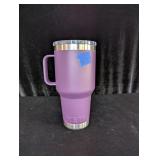 Purple Handled 30oz Handled Yeti Tumbler