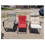 (3) Patio Chairs