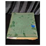 Scrapbook with Vintage Oil Newspapers