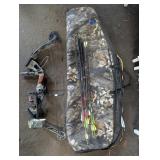 PSE Compound Bow with Carbon Arrows & Case