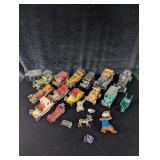 (12) Toy Cars and Other Toys