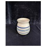 Small Blue and White Crock