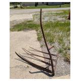 Antique Wooden Cradle Scythe