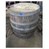 Wooden Whiskey Barrel - 29" x 20" diameter
