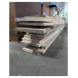 (13) Rough Sawn Hard Wood Boards approximately