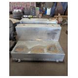 Diamond Plate 100gal L-Shaped Fuel Tank