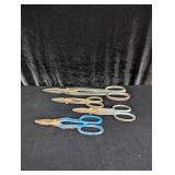 (4) Pairs of Tin Snips