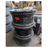 (3) Aluminum Single Pieces Wheels for a Jeep