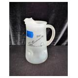 Zot Comics Frosted Glass Pitcher