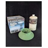Propane Stove with Little Propane Bottle