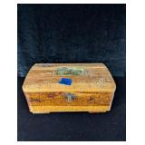 Costume Jewelry in Cedar Box