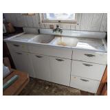 Vintage Enamel Kitchen Sink -