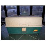 Tackle Box & Contents: Bobbers, Hooks, Lures