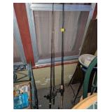 (3) Fishing Poles with Reels