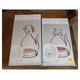 Wrought Iron Dog & Cat Dinner Sets,