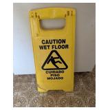 "Caution Wet Floor" A-Frame Sign