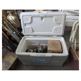 Cooler with Fishing Reels