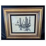 David Frederick Gray Offshore Etched in Marble