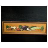 Long Vegetable Board on Wood Mary Porter Painting