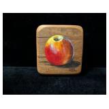 Apple on Wood Mary Porter Painting
