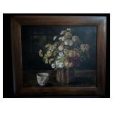 Copper Bucket Bouquet Mary Porter Painting