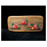 Strawberries on Wood Mary Porter Painting