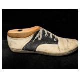 Wooden Shoe Last Painted Sneaker by Mary Porter