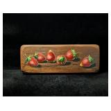Strawberries on Wood Mary Porter Painting