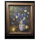 Bouquet in Flour Canister Mary Porter Painting
