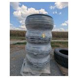 (4) 19L 16.1 8-bolt Implement Tires