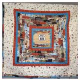 Route 66 Quilt - 83" x 83"