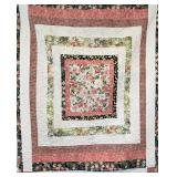 Asia Floral Quilt - 65" x 87"
