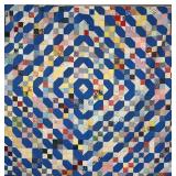 Cascading Diamonds Quilt - 84" x 90"