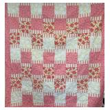 Strawberry Shortcake Quilt - 89" x 101"