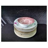 Fine China Dinner Plates of Various Brands