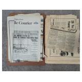 Vintage Local Newspapers, Cutting Board