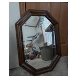Framed Wall Hanging Mirror 28.5" x 20.25"