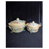 (2) temp-tations Round Casserole Dishes