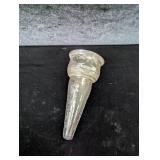 Antique Etched Glass Car Vase