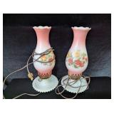 (2) Hurricane Lamps