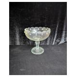 Clear Glass Compote - 7.5"