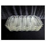 (3) Glass Miracle Maize Corn Stick Pans